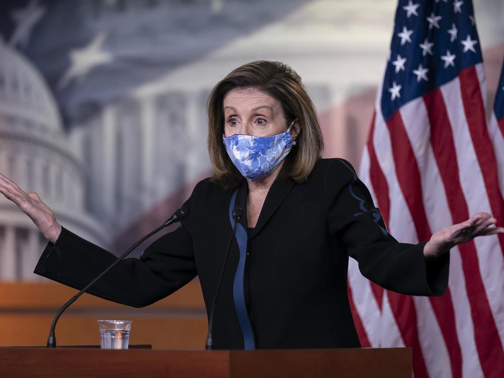 House Speaker Nancy Pelosi, D-Calif., downplayed Houses losses in this year's elections, pointing out that Democrats made historic gains in 2018.