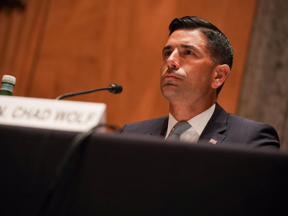 Chad Wolf, the acting secretary of homeland security, is pictured on Sept. 23. A federal judge said he was not authorized to issue a July memo limiting the restrictions of DACA recipients.