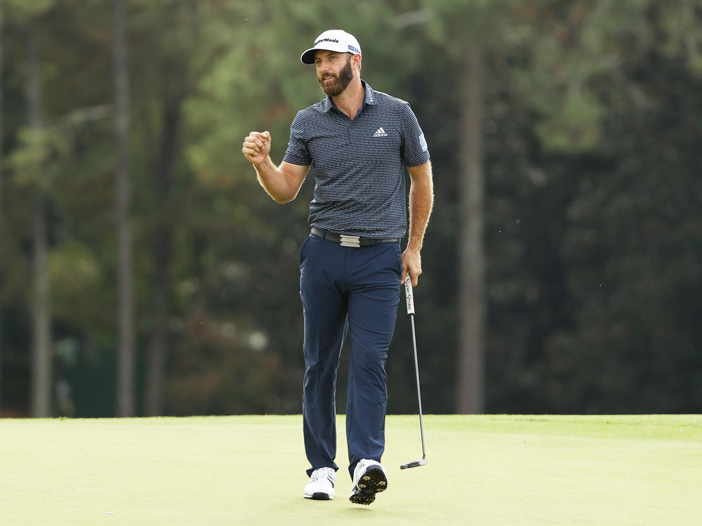 Dustin Johnson won his first Masters title on Sunday at Augusta National Golf Club.