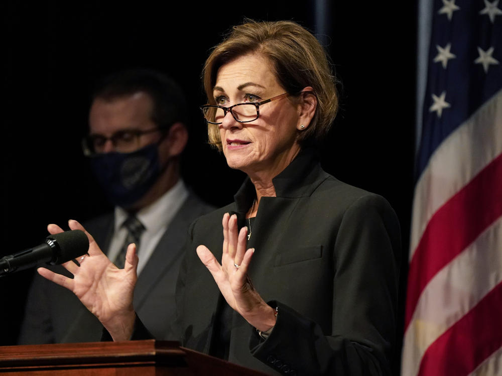 Iowa Gov. Kim Reynolds has signed a proclamation requiring Iowans over the age of 2 to wear masks in indoor public spaces starting Tuesday.