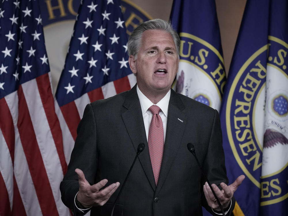 House Minority Leader Kevin McCarthy, R-Calif., a close ally of President Trump's, has been reelected as the top GOP leader for the next Congress after his party made unexpected gains in the November elections.