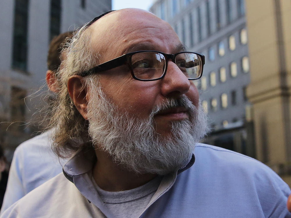 Jonathan Pollard, the American convicted of spying for Israel, leaves a New York courthouse following his release from prison in 2015. As of Friday, Pollard has completed the terms of his parole and is a free man.