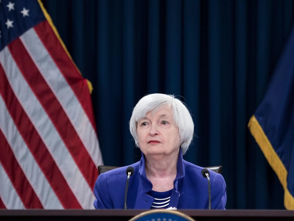 Then-Federal Reserve Board Chair Janet Yellen speaks during a briefing in 2017. President-elect Joe Biden reportedly will nominate Yellen as his Treasury secretary.