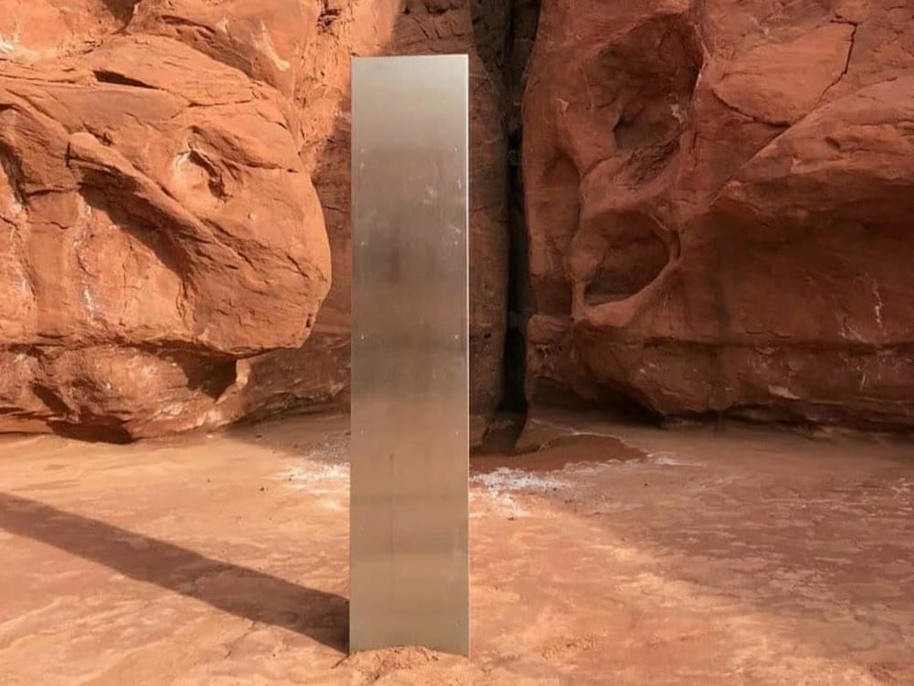 This monolith was discovered in rural Utah, but officials do not know its source or reason for being installed.