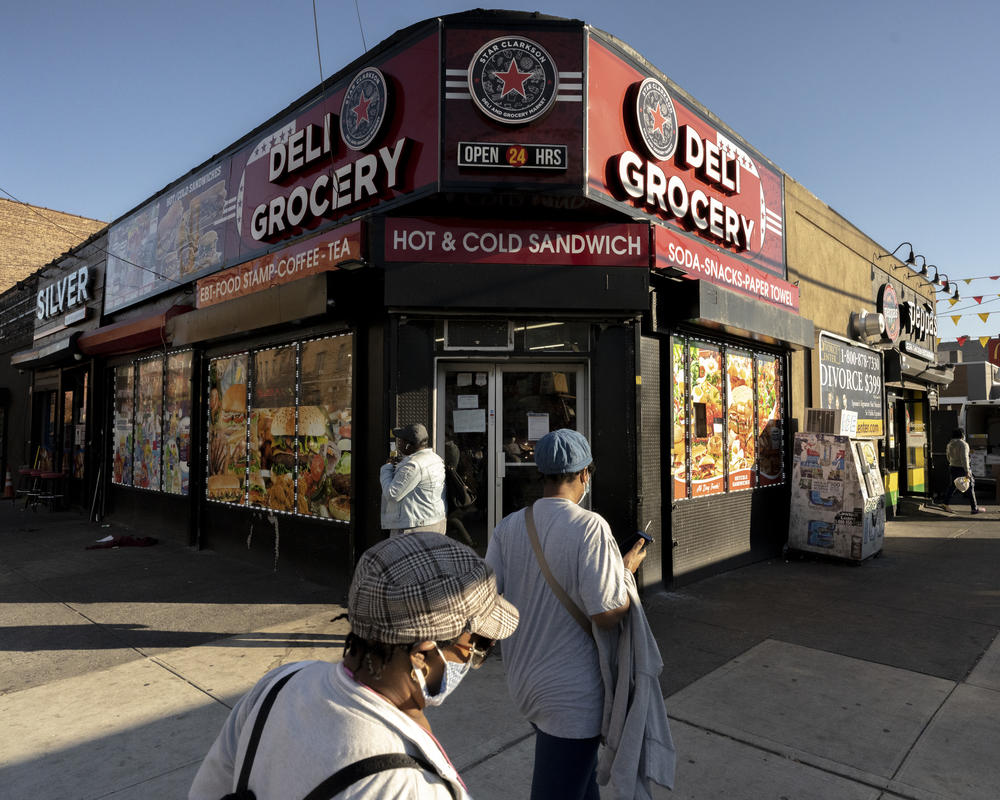 Outside Star 1 Deli, the East Flatbush bodega where Bryan Antoine was killed in February 2013.