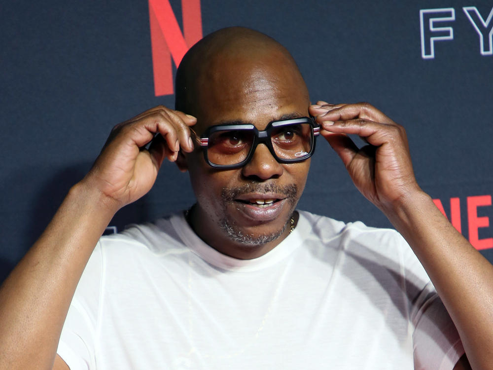 Comedian Dave Chappelle at the 2018 Netflix FYSEE Kick-Off event in Los Angeles.