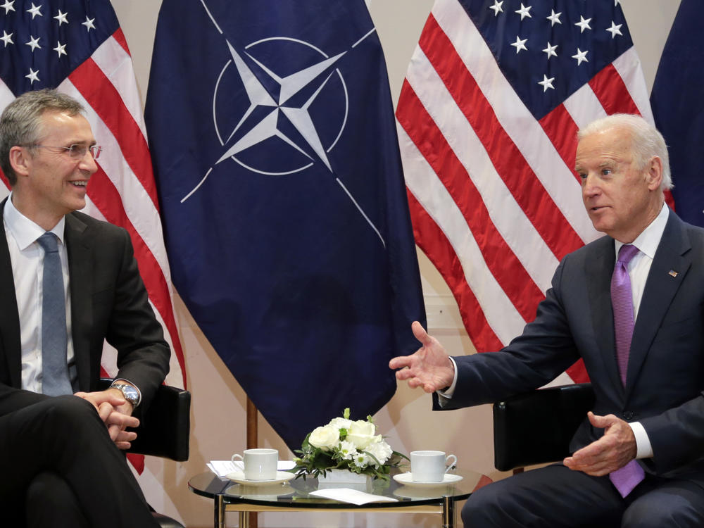 Joe Biden meets with NATO Secretary-General Jens Stoltenberg in Munich in 2015. Relations will no doubt be far more cordial under Biden, but Europe and the U.S. have differences that transcend the Trump administration.
