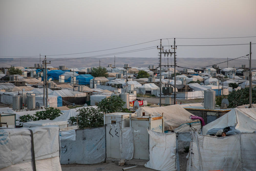 Almost 200,000 Yazidis are still living in displacement camps in Iraq's Kurdistan Region. Pictured here is Bajed Kandala in 2019.