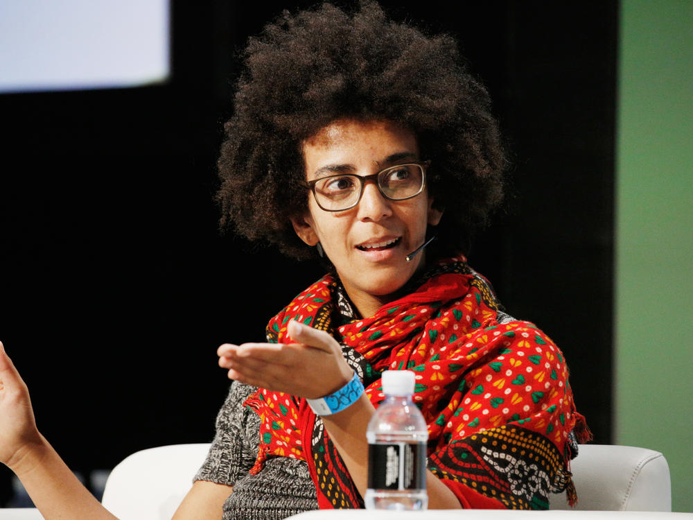 Former Google AI research scientist Timnit Gebru, shown in September 2018, says she was abruptly fired from the tech giant after a dispute involving a research paper.
