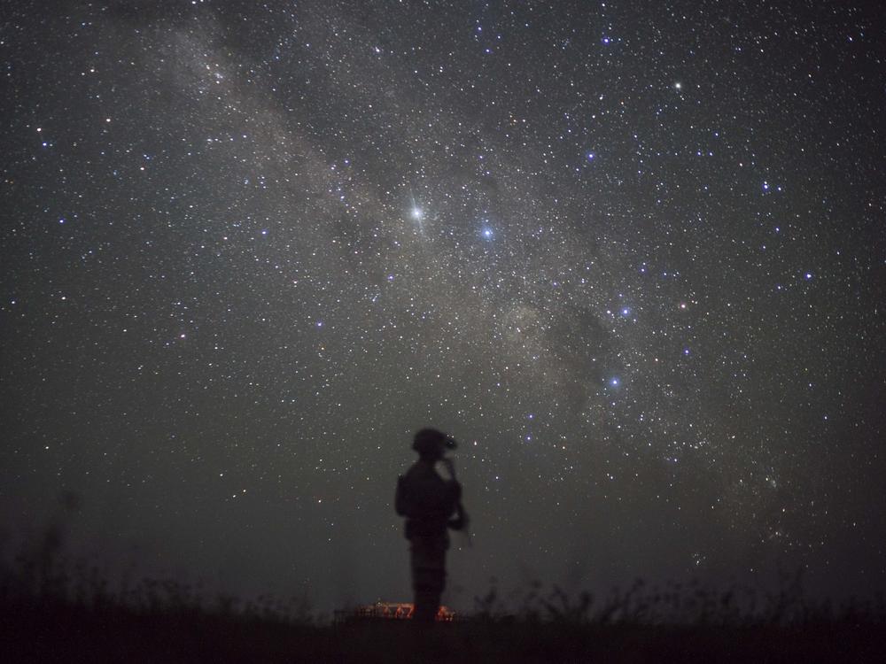 A U.S. Army soldier, seen at an unidentified location in Somalia earlier this year. The Trump administration announced Friday that most U.S. troops stationed in the country will be pulled out in early 2021.