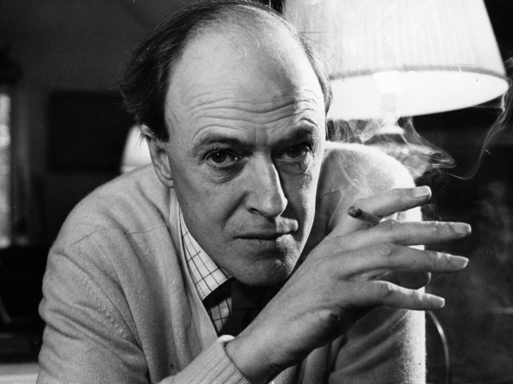 British children's author Roald Dahl, as pictured in 1971. Thirty years after his death, Dahl's family has apologized for the author's anti-Semitism.