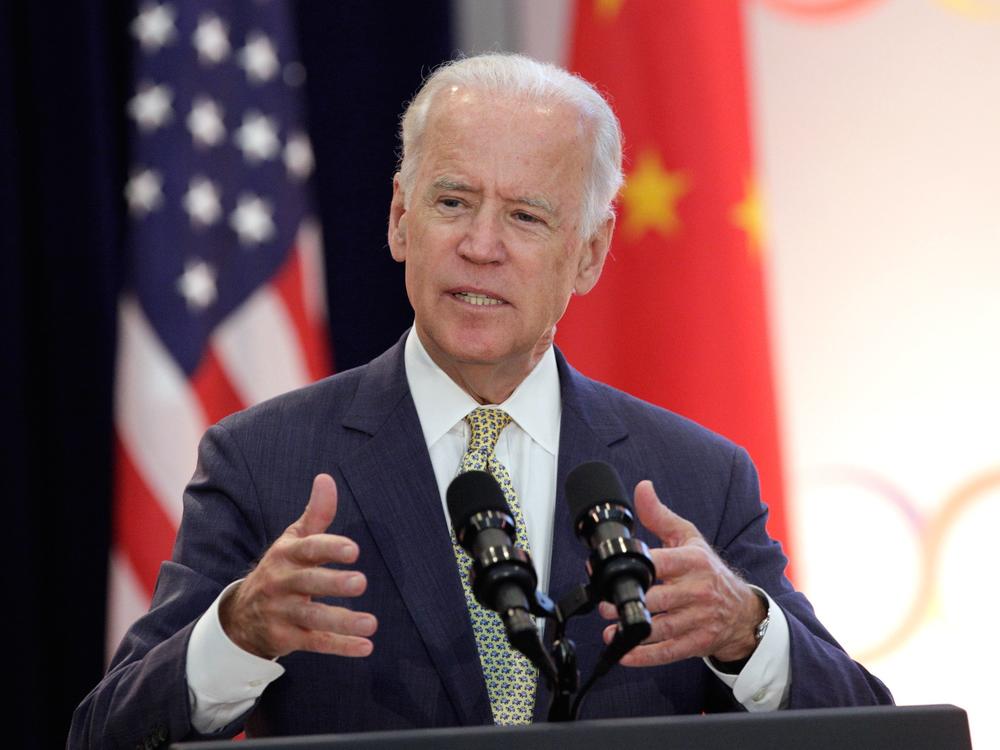 Then-Vice President Joe Biden speaks during the opening session of the U.S.-China Strategic & Economic Dialogue at the State Department in June 2015.