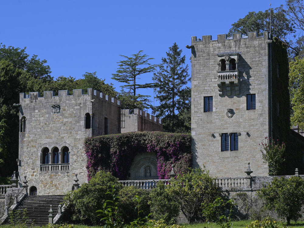 The Pazo de Meirás, seen here in September, has been turned over to the Spanish state by the heirs of Gen. Francisco Franco. The summer palace in Sada, in the region of Galicia, had been the subject of a contentious lawsuit that the Spanish government won.