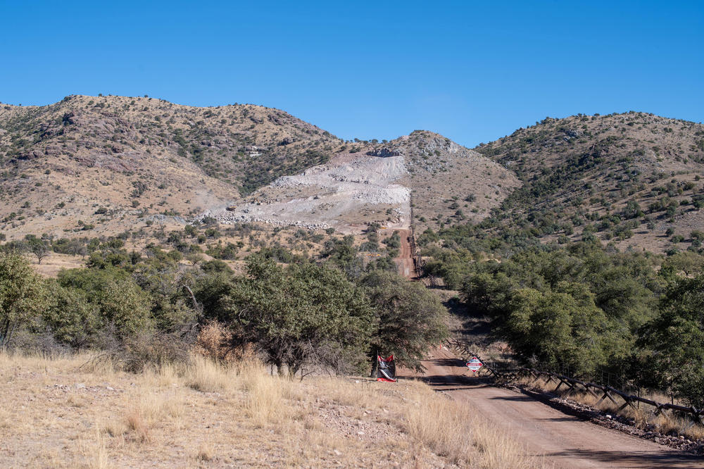 Contractors are building access roads and retaining walls in this protected wilderness in Arizona's Coronado National Memorial to erect President Trump's border barrier.