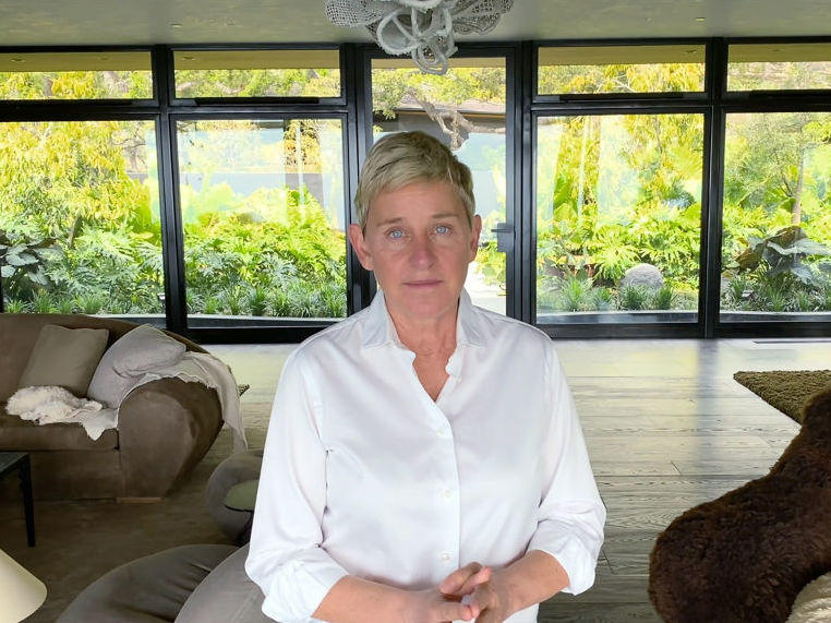 Ellen DeGeneres appears in a Fox television special benefiting pandemic relief in March.
