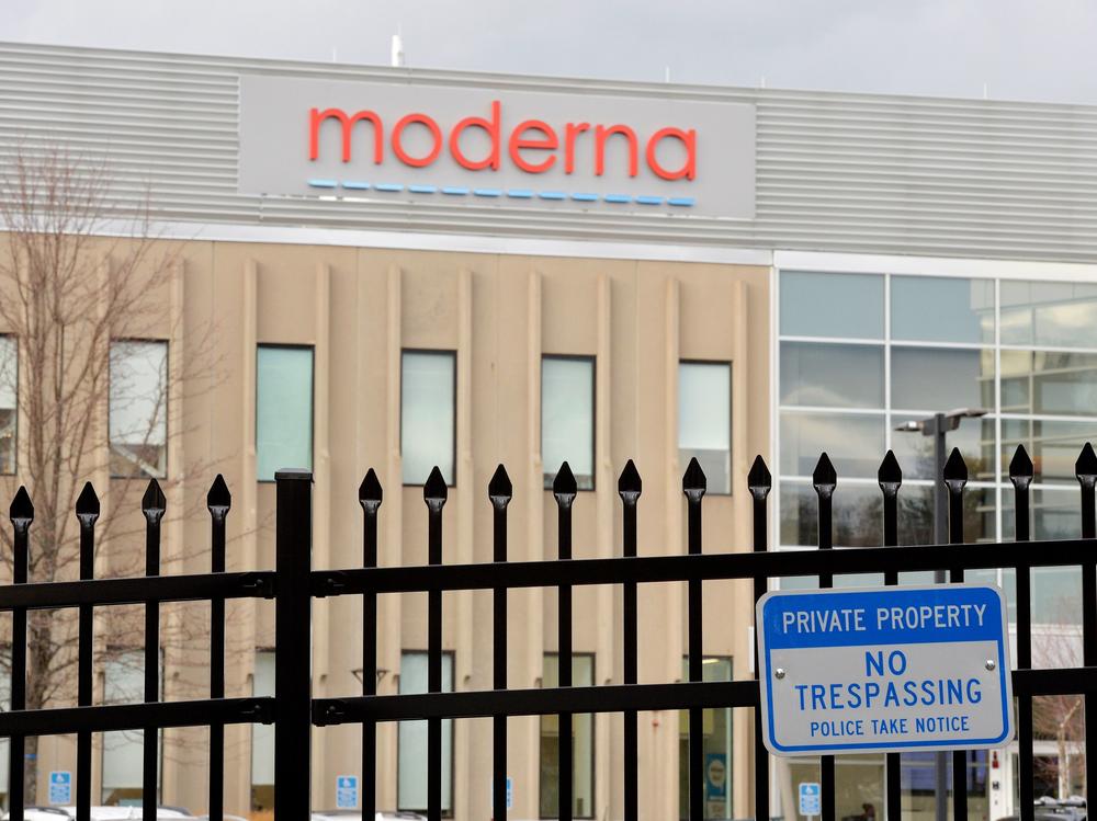 Moderna is making its COVID-19 vaccine at a company factory in Norwood, Mass.