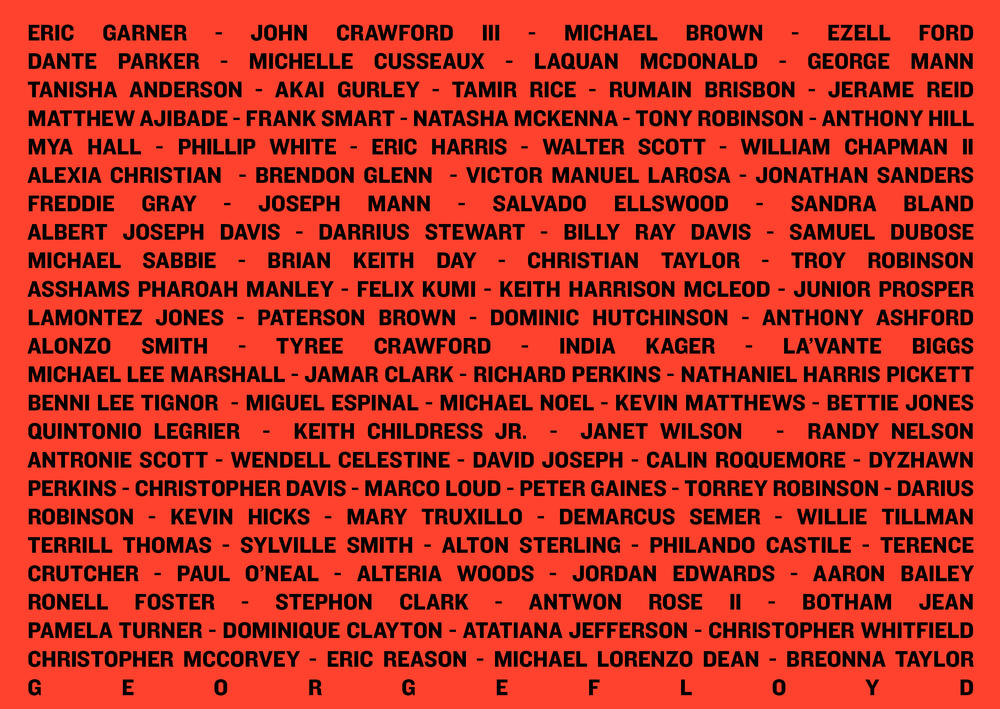 The rate at which black Americans are killed by police is more than twice as high as the rate for white Americans. This is a non-comprehensive list of deaths at the hands of police in the U.S. since Eric Garner's death in July 2014.