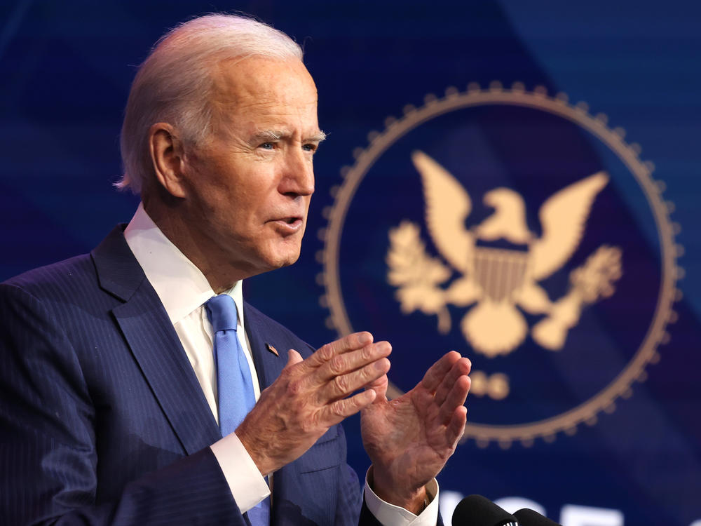 President-elect Joe Biden, pictured last week, issued a statement saying his transition team has been briefed on a major cyberattack on U.S. government networks.