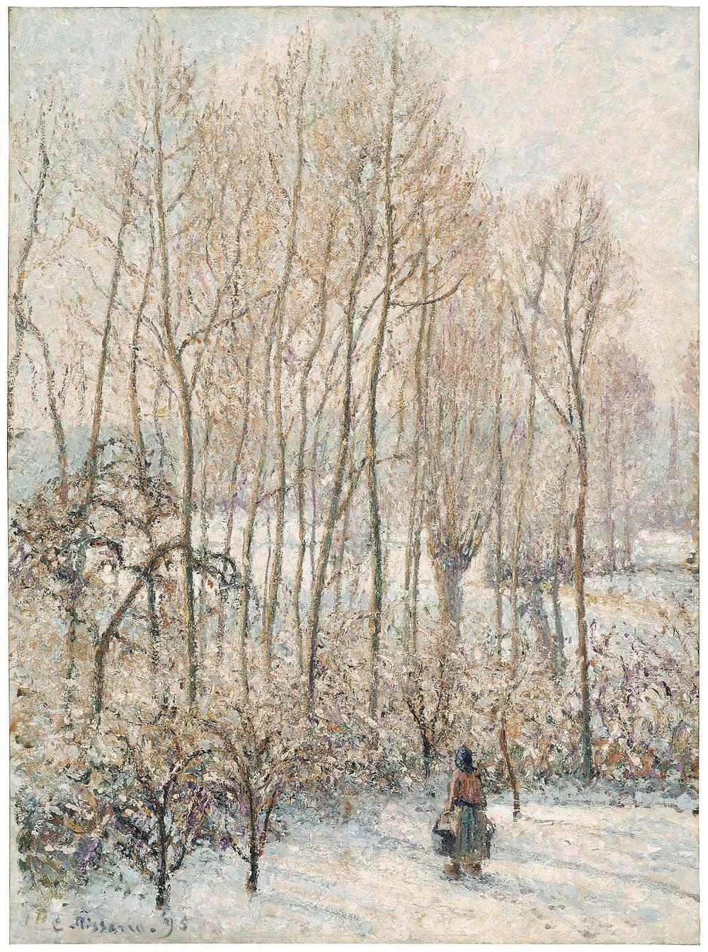Camille Pissarro, <em>Morning Sunlight on the Snow, Eragny-sur-Epte</em>, 1895
