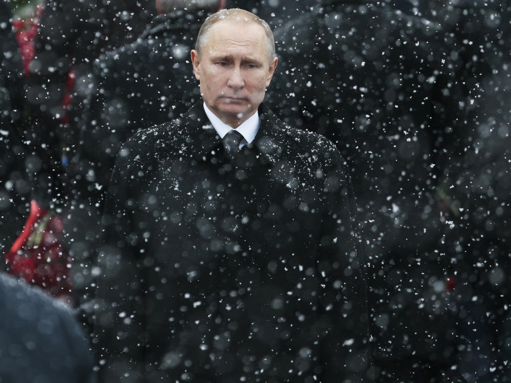 Russian President Vladimir Putin, here at the Tomb of the Unknown Soldier in Moscow in 2017, has seen U.S. relations reach their lowest point since the Cold War. By waiting over a month to congratulate President-elect Joe Biden, Putin tried to show strength and that 