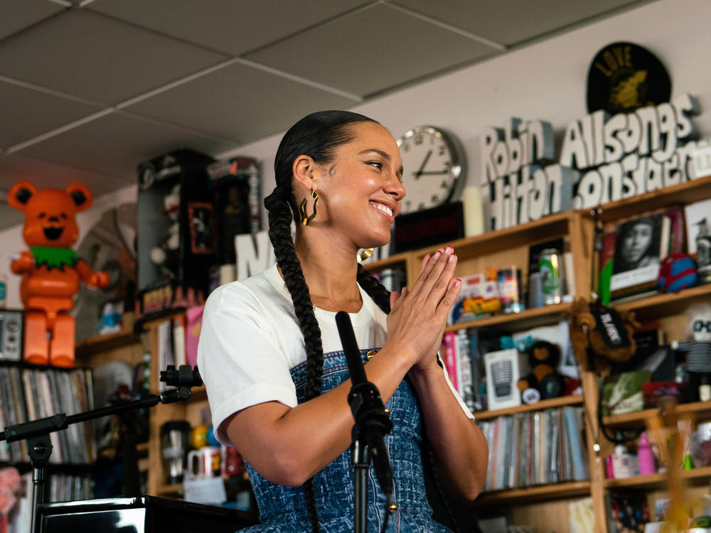 Alicia Keys performed her Tiny Desk concert on Feb. 2, 2020.