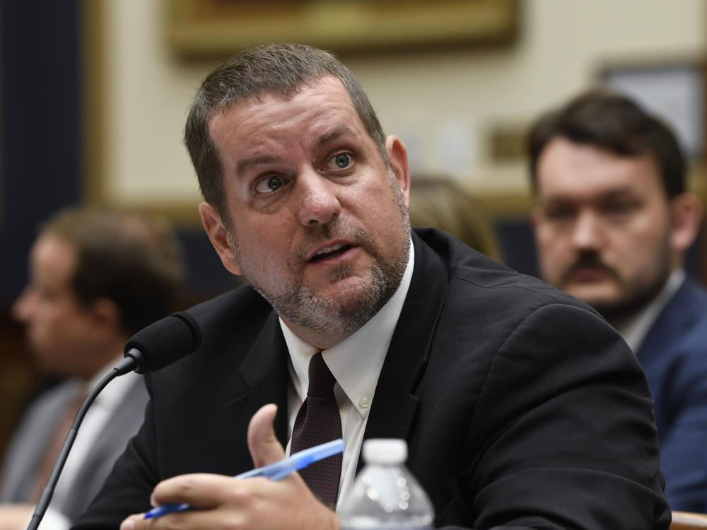 Matthew Masterson, then a senior cybersecurity adviser at the Department of Homeland Security, testifies before a House Judiciary Committee hearing in 2019. He left his post on Friday.