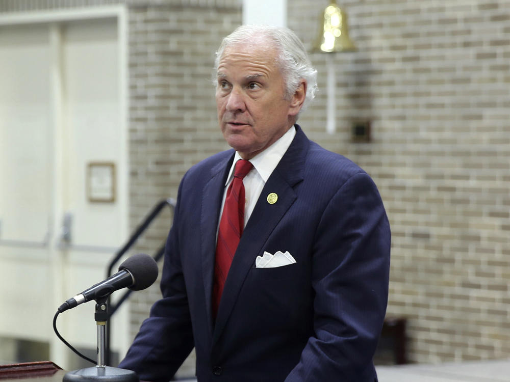 South Carolina Gov. Henry McMaster, shown earlier this month, has tested positive for the coronavirus.