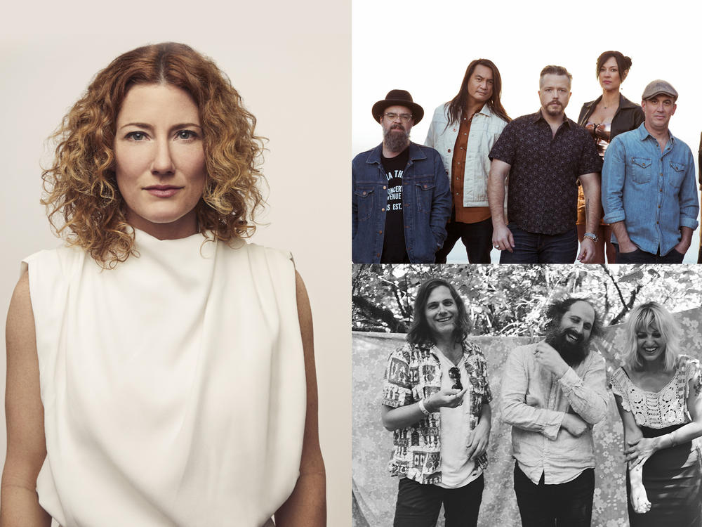 Kathleen Edwards (by Remi Theriault), Jason Isbell (by Alysse Gafjen), Bonny Light Horseman (by Annie Beedy)