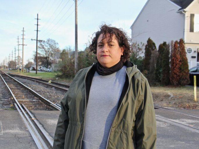 Vanessa Keegan, her boyfriend and 3-year-old son live a block from where rail cars will carry liquefied natural gas to an export facility on the Delaware River.