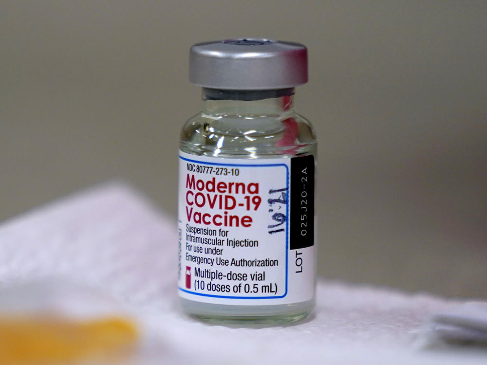 Moderna's COVID-19 vaccine must be kept between 36 and  46 degrees Fahrenheit. The vials can remain at room temperature for up to 12 hours.