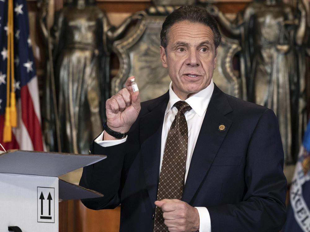 Gov. Andrew Cuomo is urging New Yorkers to get the COVID-19 vaccine when it becomes available to them. He says between 70% and 90% of New Yorkers need to be vaccinated for the vaccine to be effective.