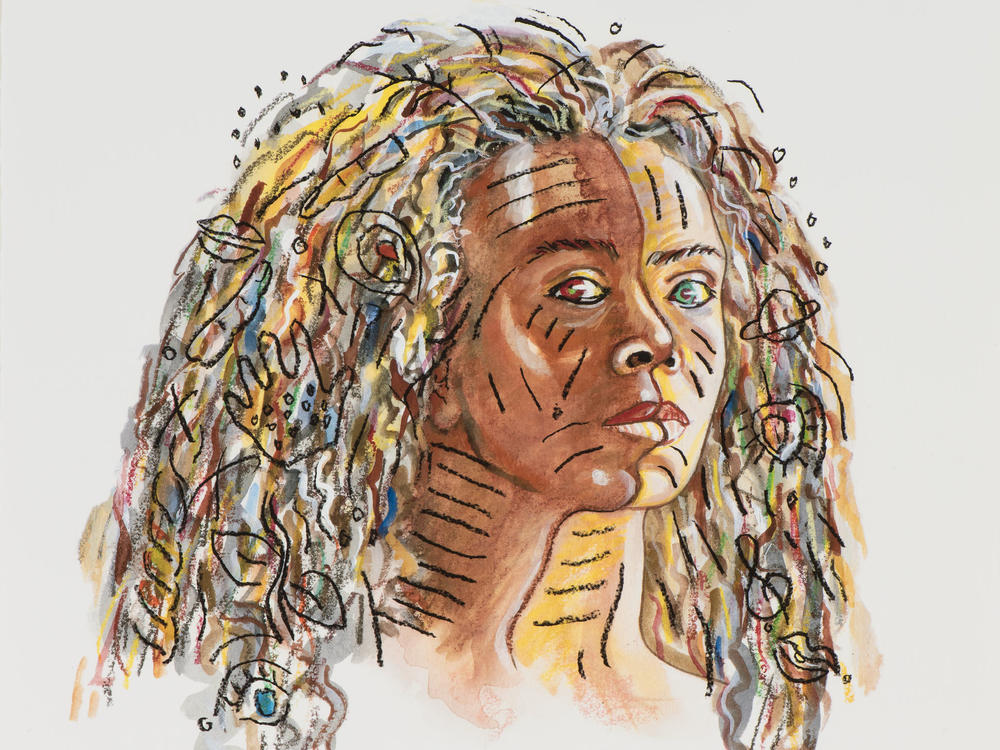 Emma Amos, <em>Identity</em>, 2006