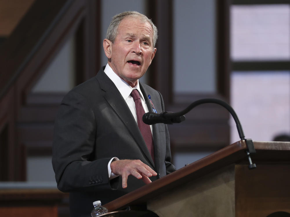 Former President George W. Bush said he was sickened and heartbroken at the 