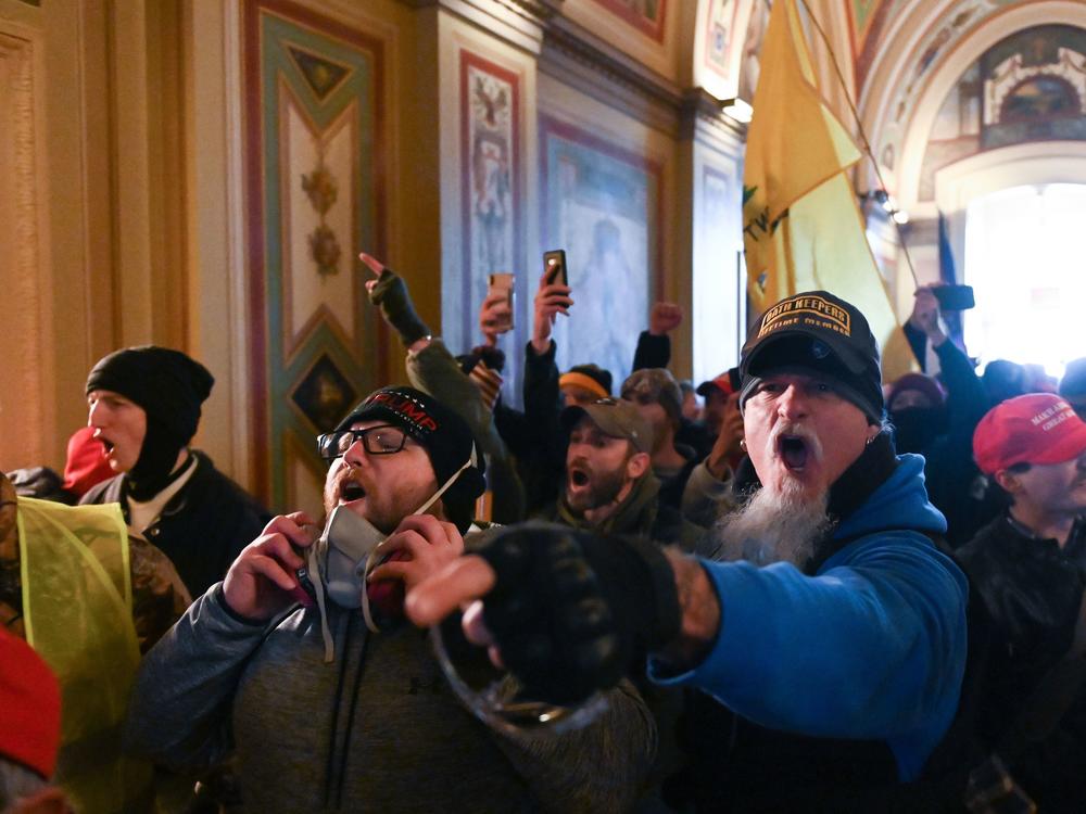 Demonstrators breached security and entered the Capitol on Wednesday as Congress debated the 2020 electoral vote tally.