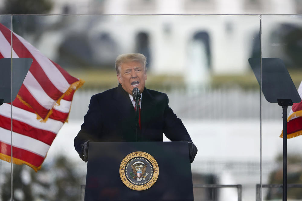 President Trump speaks at the 