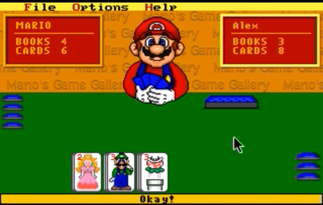 <em>Mario's Game Gallery</em> included classics like Go Fish and checkers.
