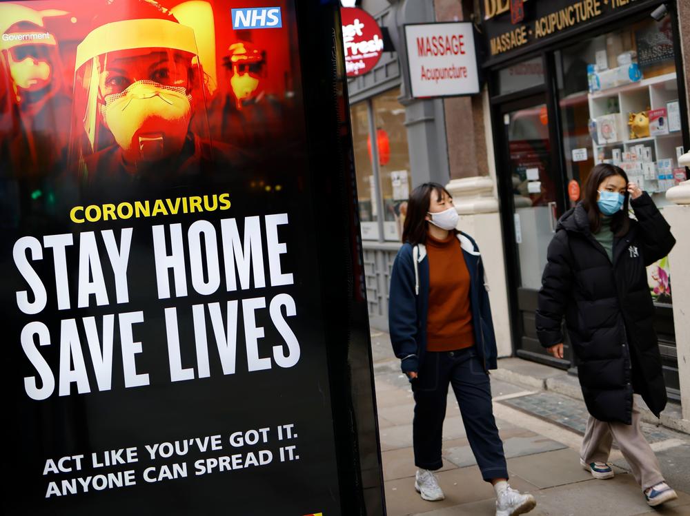 London sends a message about how to reduce the risk of exposure to the newly detected U.K. variant.