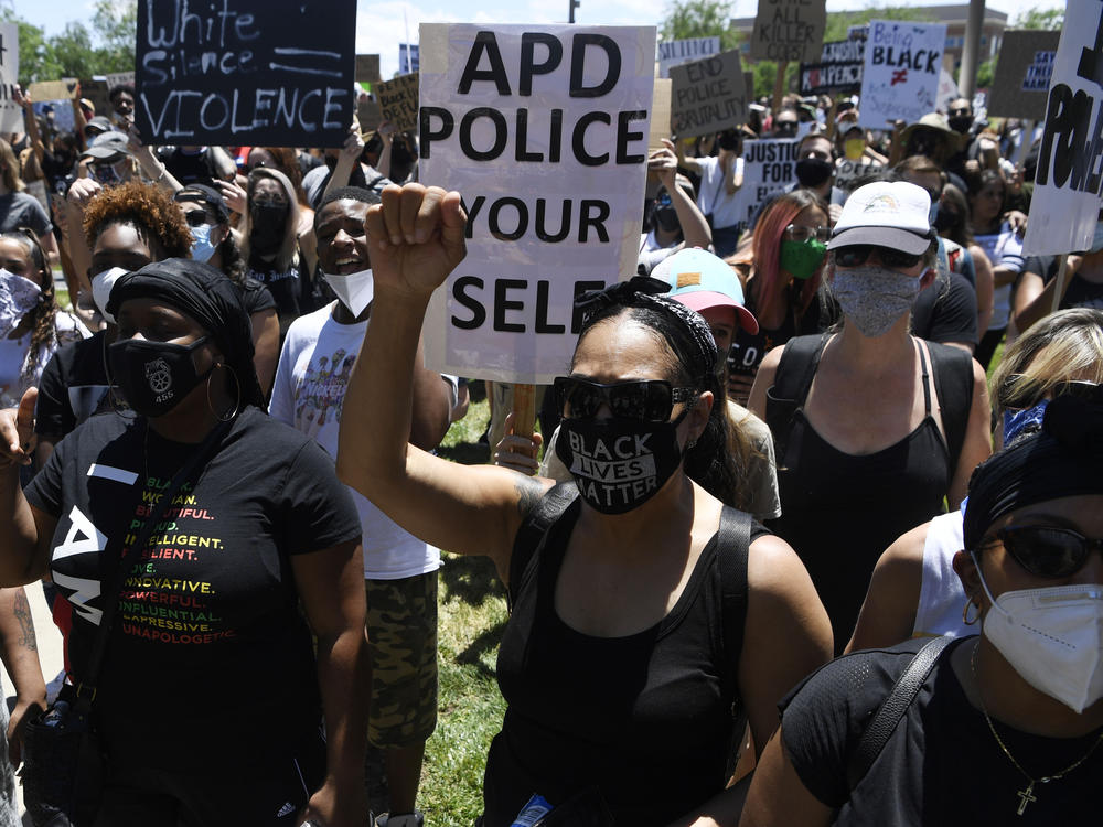 On Aug. 2, Officers Darian Dasko and Madisen Moen misidentified Brittney Gilliam's SUV license plate as one that matched that of a stolen out-of-state motorcycle. The incident, coupled with growing outrage over the killing of Elijah McClain, was one of several encounters between white officers and Black individuals that lead to mass demonstrations in Aurora, Colo., over the summer.