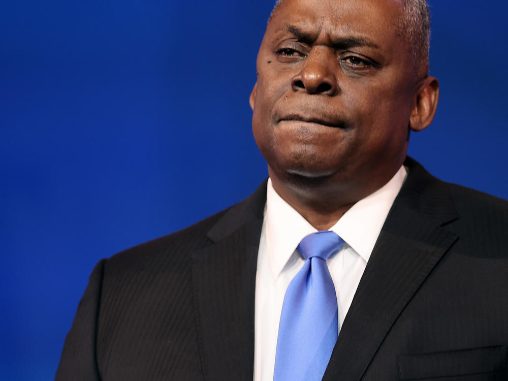 Retired U.S. Army Gen. Lloyd Austin is seen speaking on Dec. 9 after being nominated to be secretary of the Department of Defense by President-elect Joe Biden.