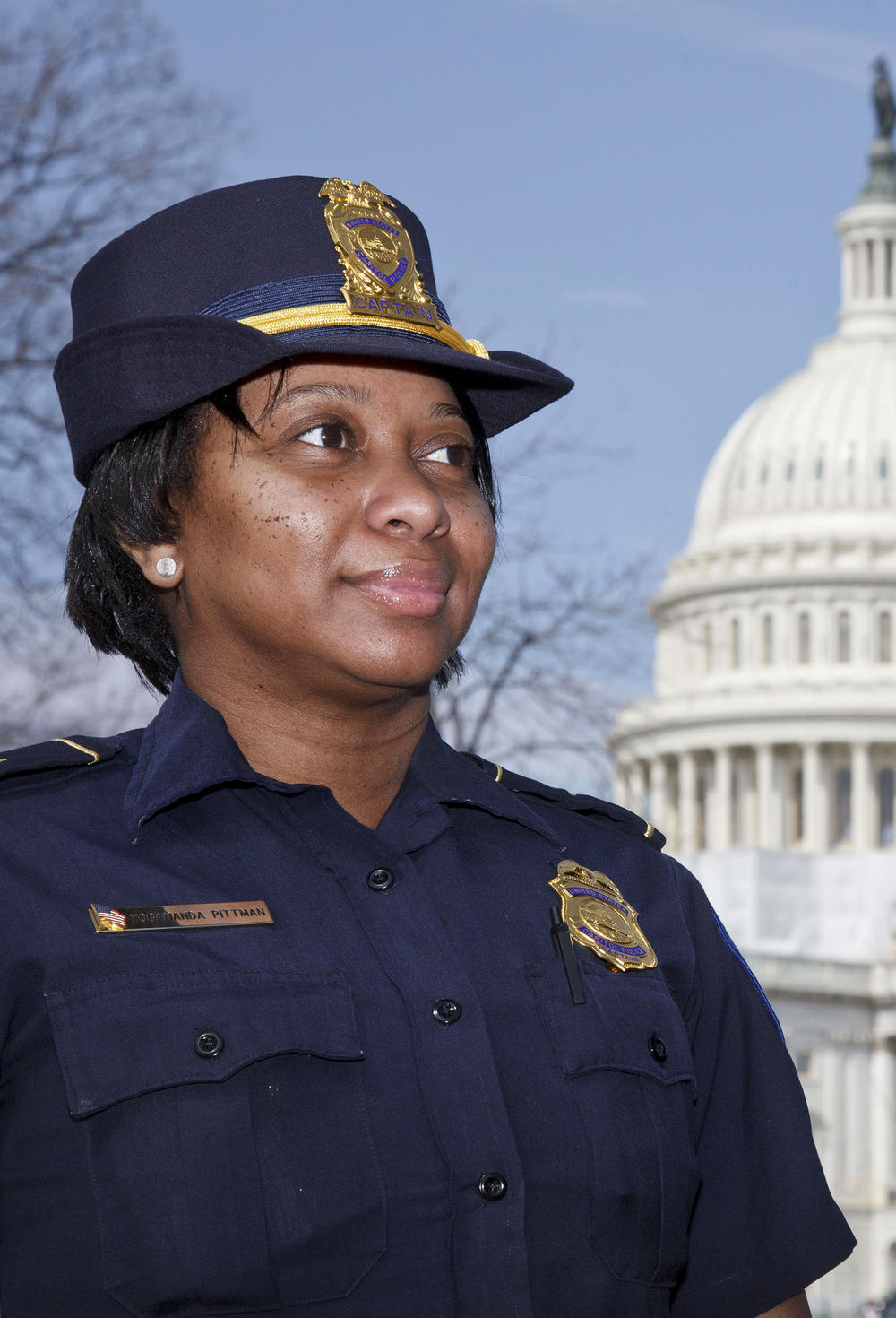Pittman was one of the first two African American women to be promoted to the rank of captain in the U.S. Capitol Police in 2012.