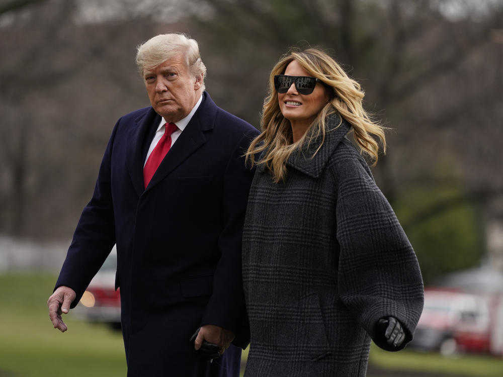 First lady Melania Trump says she condemns the violence at the Capitol last week and personal attacks on her.