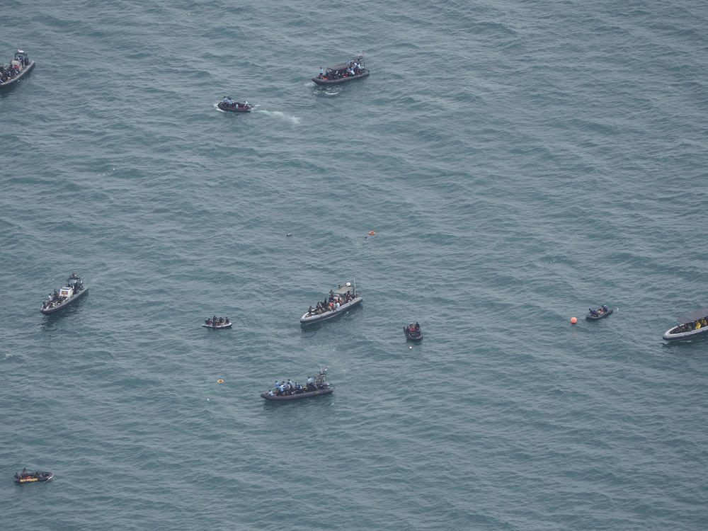 Indonesian navy forces were able to recover a 