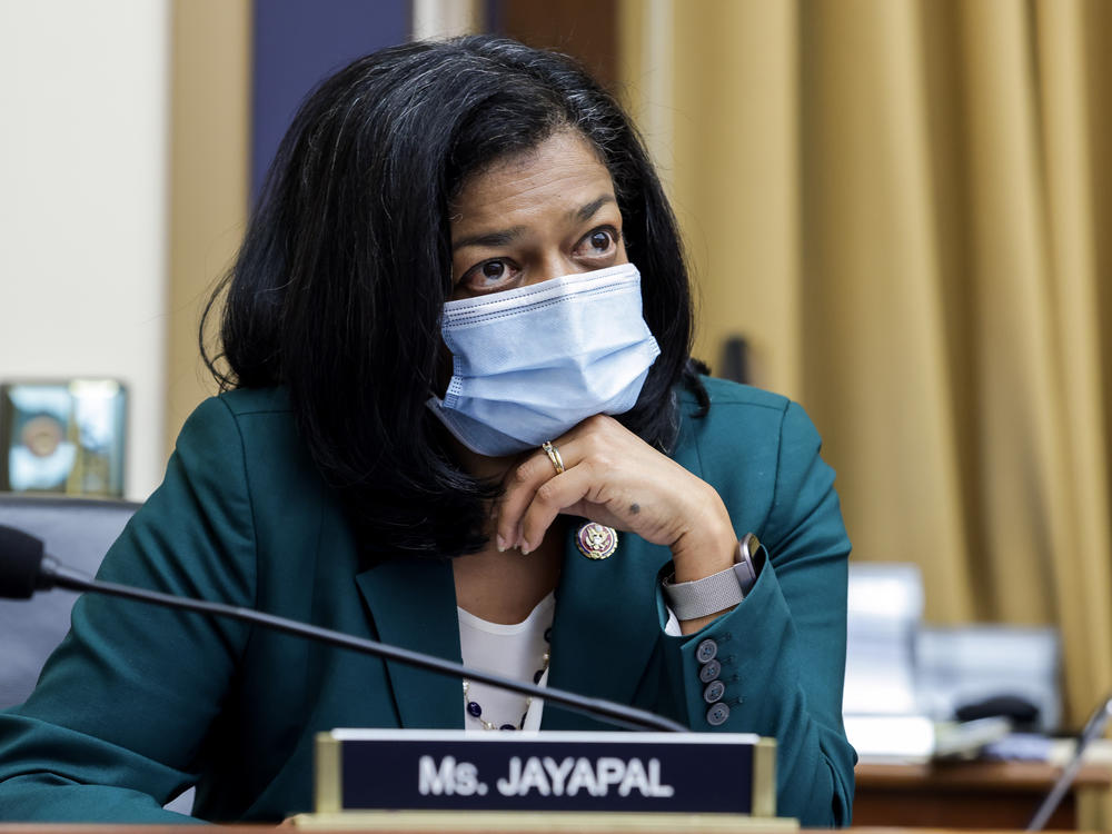 Rep. Pramila Jayapal, D-Wash., is calling for members of Congress who refuse to wear face masks to be fined and removed from the floor of their chamber.