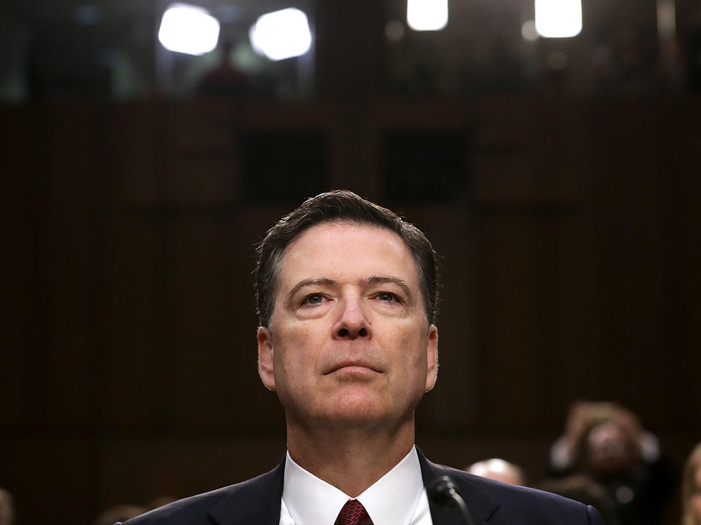 Former FBI Director James Comey, here in 2017, says he was 