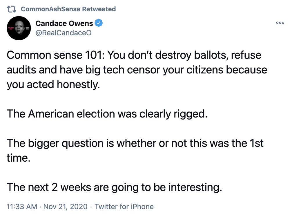 Ashli Babbitt, the Trump supporter who was killed by police while storming the U.S. Capitol, tweeted under the handle CommonAshSense. She frequently amplified messages from Fox News regulars such as Dan Bongino and Candace Owens.