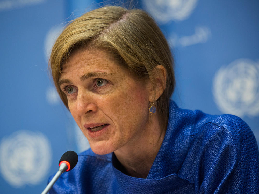 Samantha Power, who served as the U.S. ambassador to the United Nations during the Obama administration, has been nominated by President-elect Joe Biden to run USAID. Power is seen here in 2014.