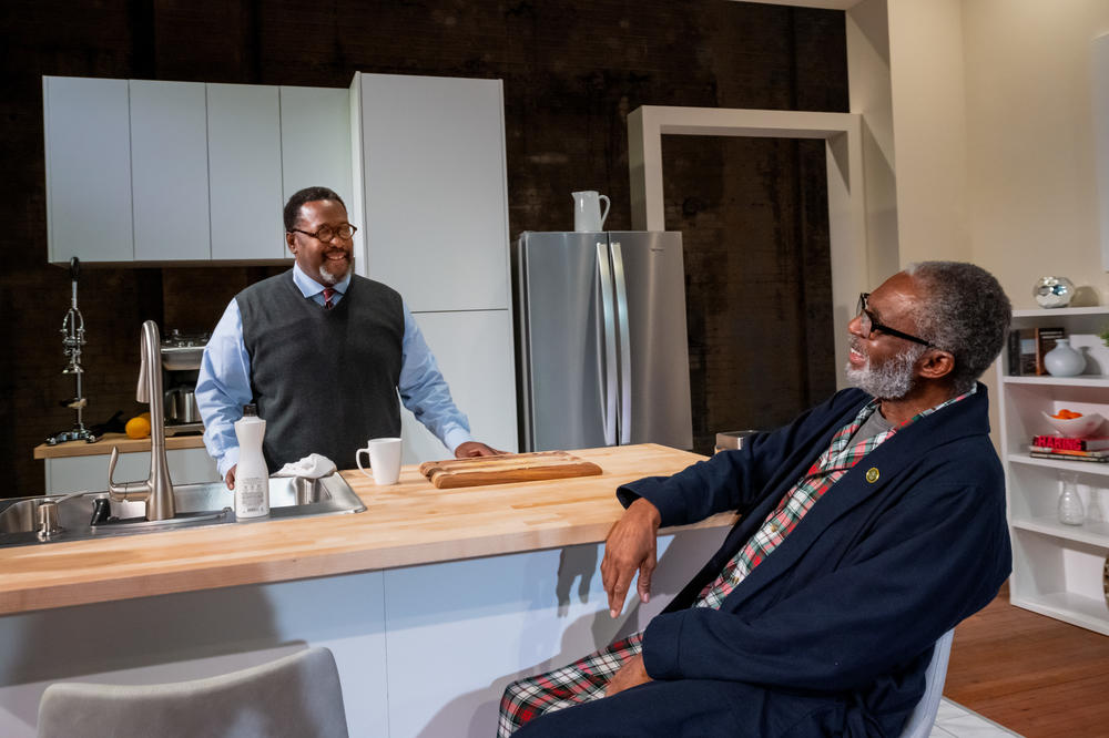 Wendell Pierce (left) and Charlie Robinson star in a new production of James Anthony Taylor's <em>Some Old Black Man.</em>
