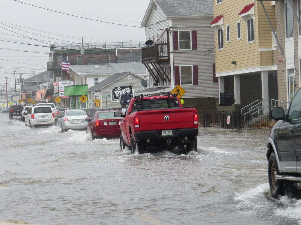 Inland parts of northern New England expect people to migrate from coastal towns like Hampton, N.H., where high-tide flooding is increasing because of rising seas.