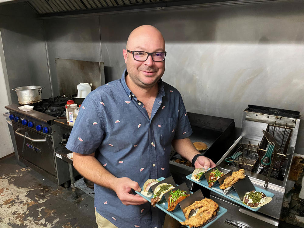 Hector Burnias, owner of El Santuario Tacos, gave his restaurant the motto, 