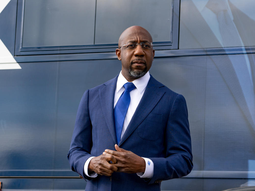 Sen.-elect the Rev. Raphael Warnock, shown campaigning earlier this month, called for equity and inclusivity in a sermon ahead of Martin Luther King Jr. Day, delivered from the late civil rights icon's church.